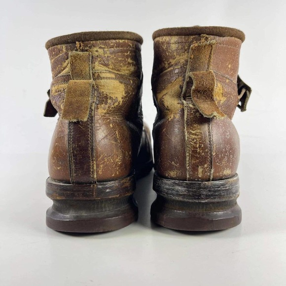 Red Wing Shoes Shoes Vtg Leather Miner Boots Ski Mountaineering Us